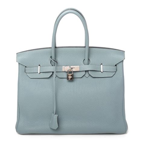 HERMES Togo Birkin 35 Ciel 785614 